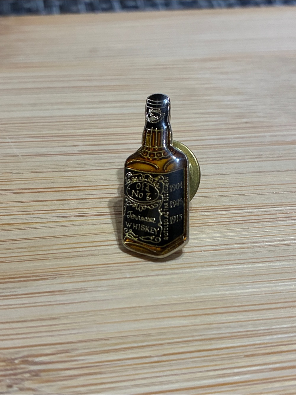 Vintage Jack Daniels Whiskey Enamel Pin 🤎